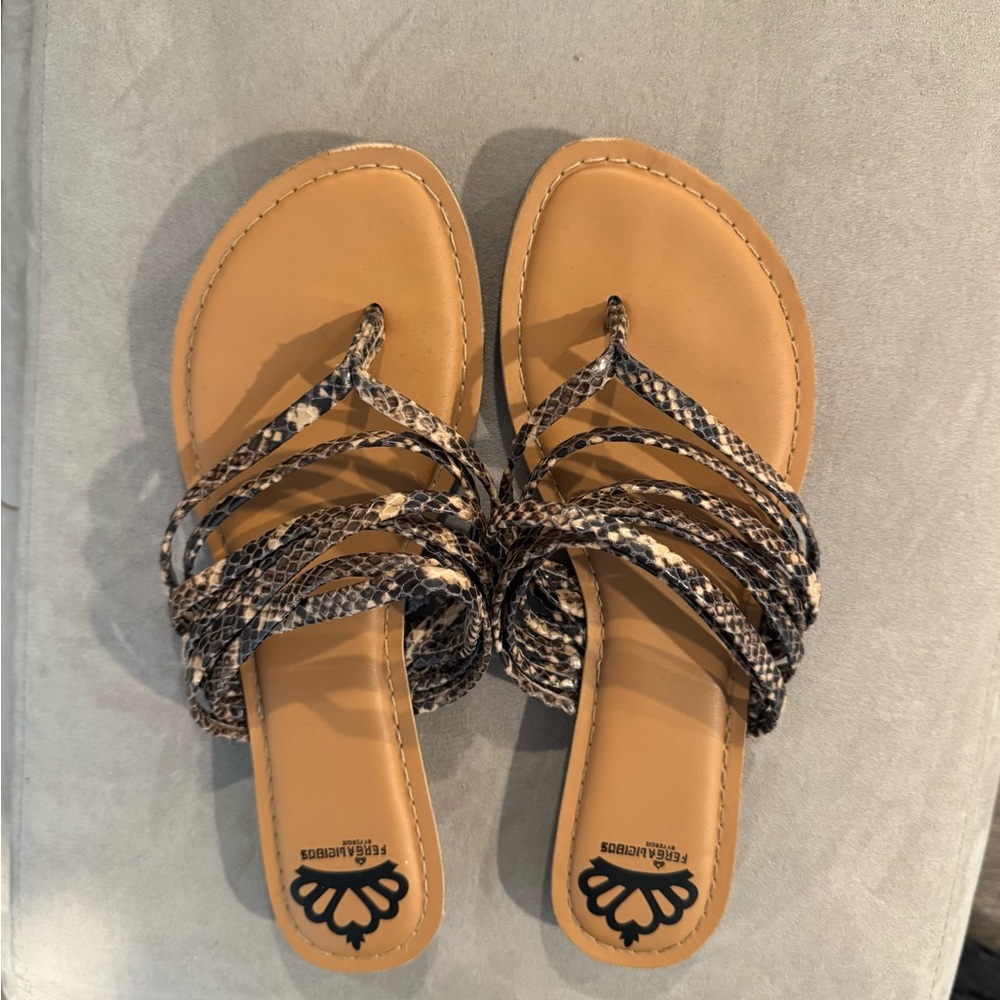 Women's Snake Strappy Sandals